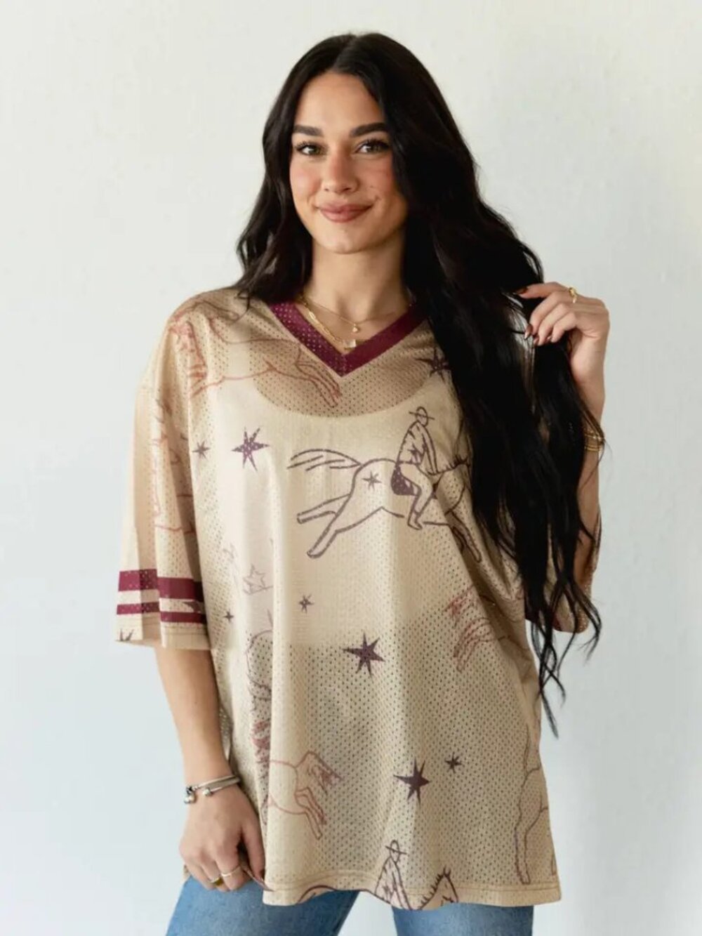 Tan Horse Jersey NEW